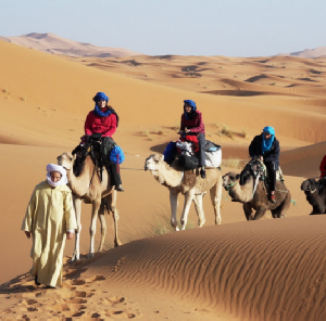 Merzouga desert Camp , Excursion Around The dunes Of Erg Chebbi