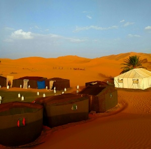 2 NIGHTS IN MERZOUGA SAHARA CAMP AND OVERNIGHT CAMEL TREK WITH DESERT EXCURSION 4X4